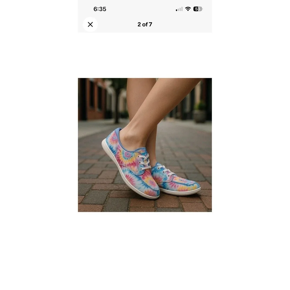 Skechers Women's Go Walk Lite Tie Dye Boat Shoe‎ Size 10